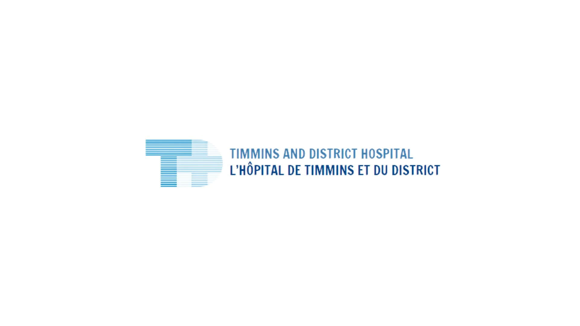 Timmins Care Logo of Timmins Care and district hospital, bilingual in English and French. Cochrane District Social Services Administration Board