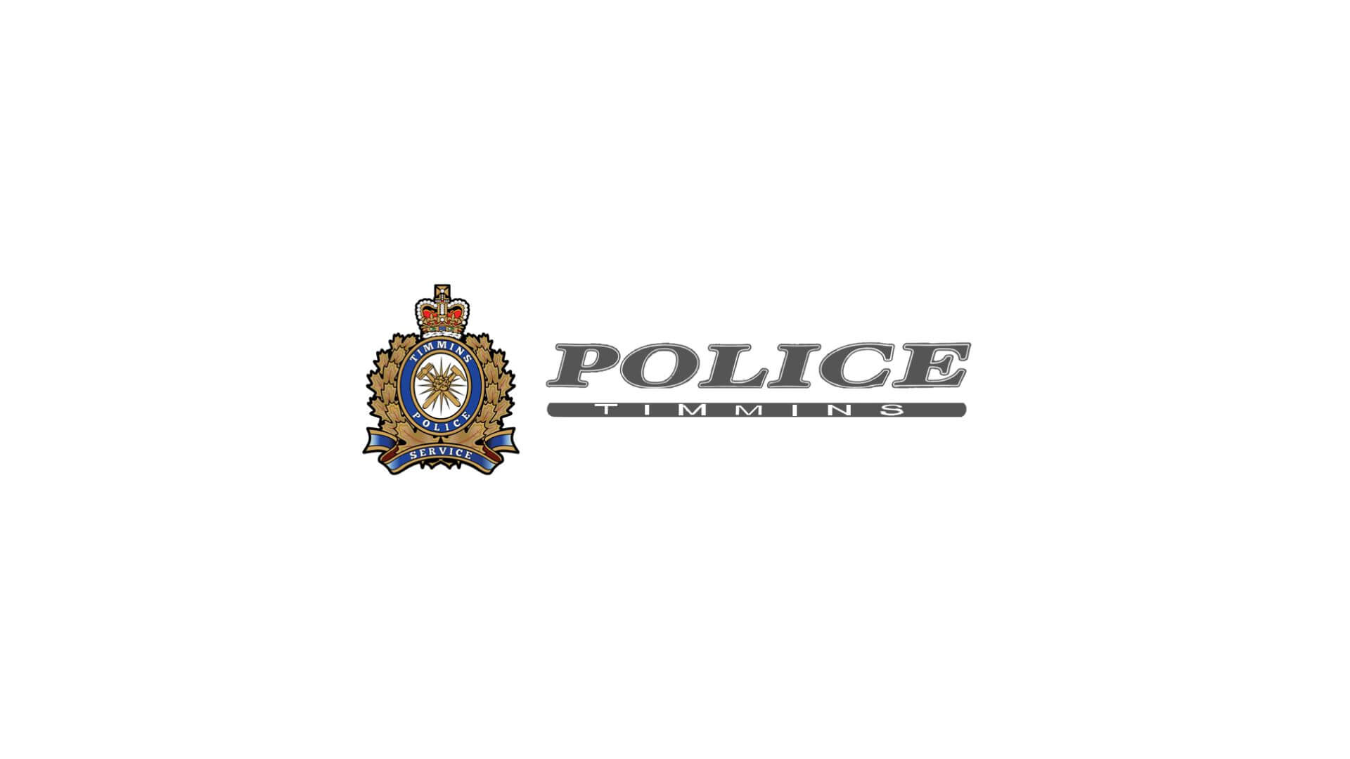 Timmins Care Logo of the Timmins Police Service, featuring a badge and the word "police" prominently displayed in Cochrane District. Cochrane District Social Services Administration Board