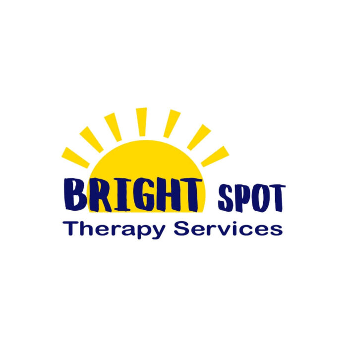 Timmins Care Logo of bright spot therapy services featuring a stylized sun in yellow and orange above the bold, blue text. Cochrane District Social Services Administration Board