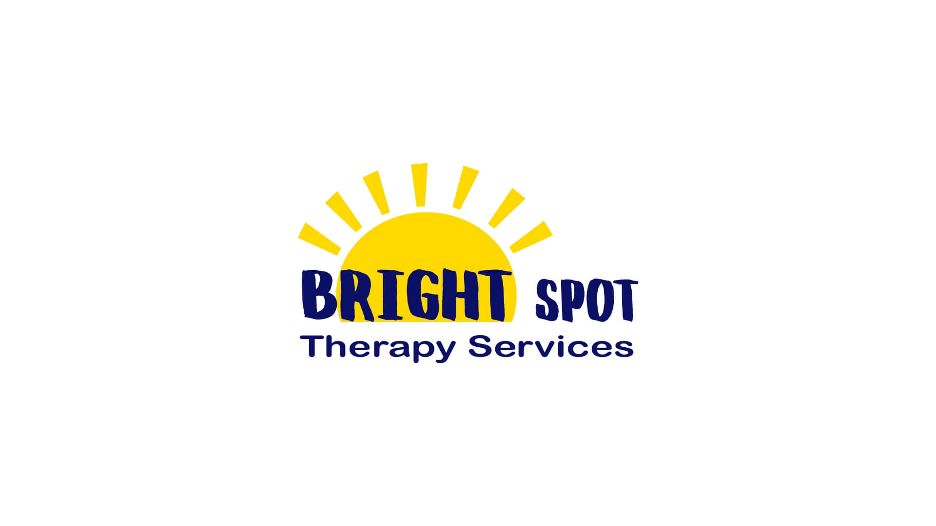 Timmins Care Logo of bright spot therapy services featuring a stylized sun in yellow and orange above the bold, blue text. Cochrane District Social Services Administration Board
