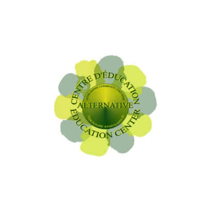 Timmins Care Logo of the centre de éducation alternative, featuring a green and yellow flower-like design with text encircling the center. Cochrane District Social Services Administration Board
