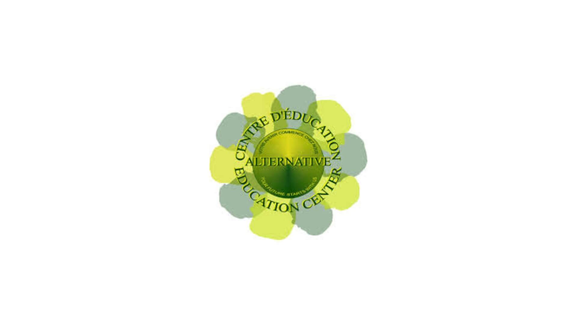 Timmins Care Logo of the centre de éducation alternative, featuring a green and yellow flower-like design with text encircling the center. Cochrane District Social Services Administration Board