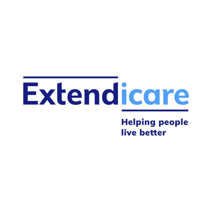 Timmins Care Logo of extendicare with the tagline "helping people live better," featuring bold blue text on a white background. Cochrane District Social Services Administration Board