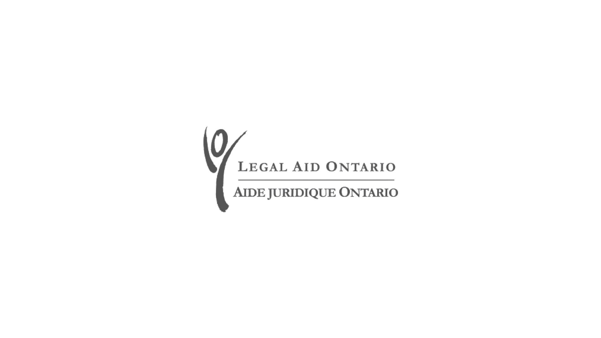 Timmins Care Logo of legal aid ontario featuring stylized scales of justice, with text "legal aid ontario" in english and "aide juridique ontario" in french. Cochrane District Social Services Administration Board