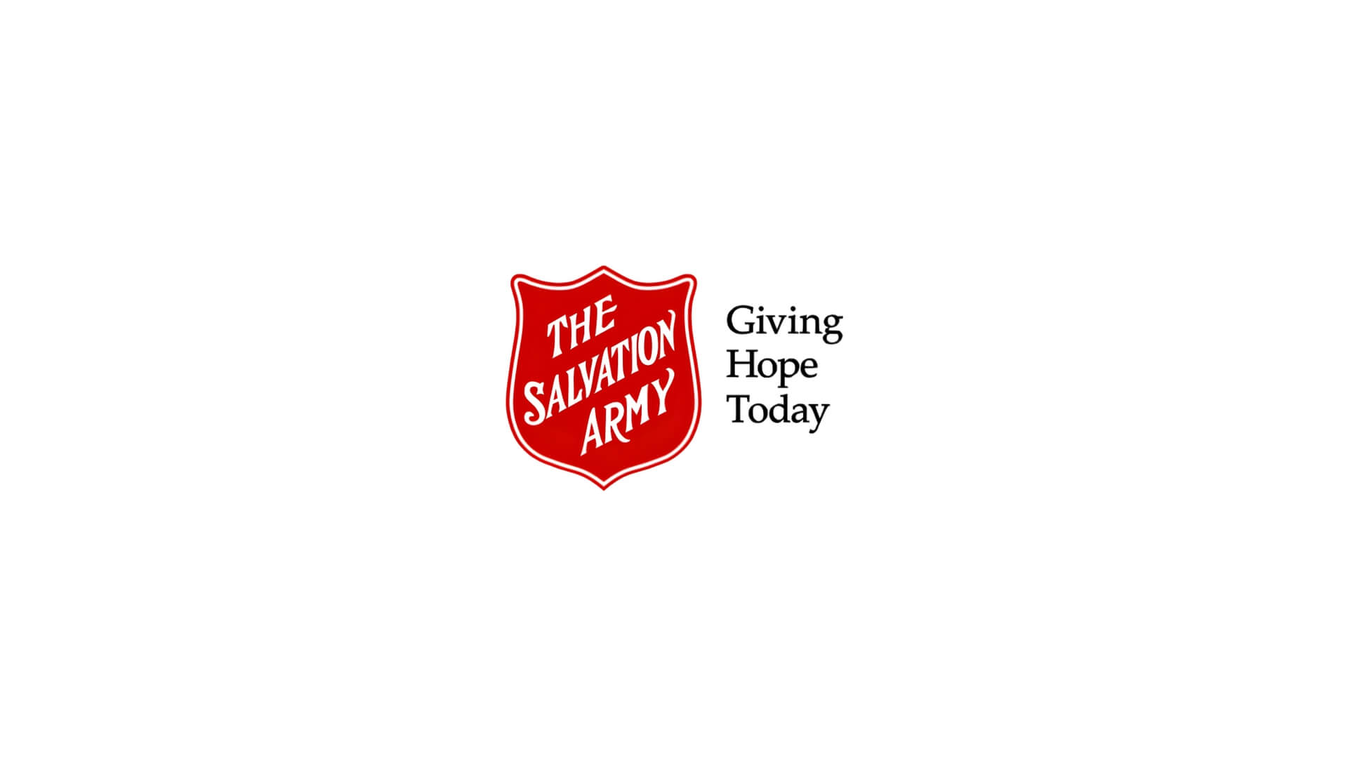 Timmins Care Logo of the salvation army, featuring a red shield with the words "the salvation army" and "giving hope today" in white text. Cochrane District Social Services Administration Board