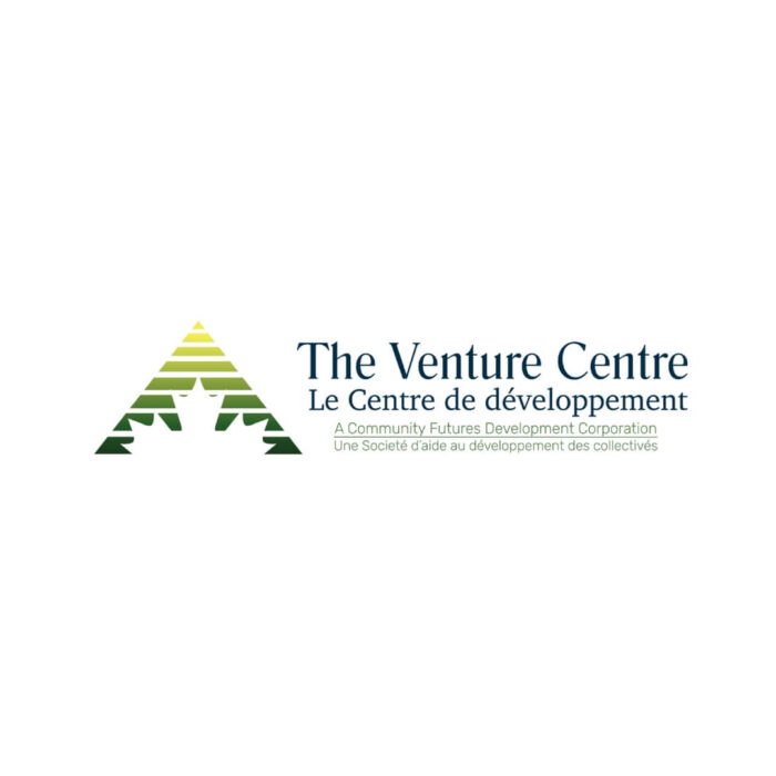 Timmins Care Logo of the venture centre, featuring a stylized green pine tree beside bilingual text in english and french. Cochrane District Social Services Administration Board