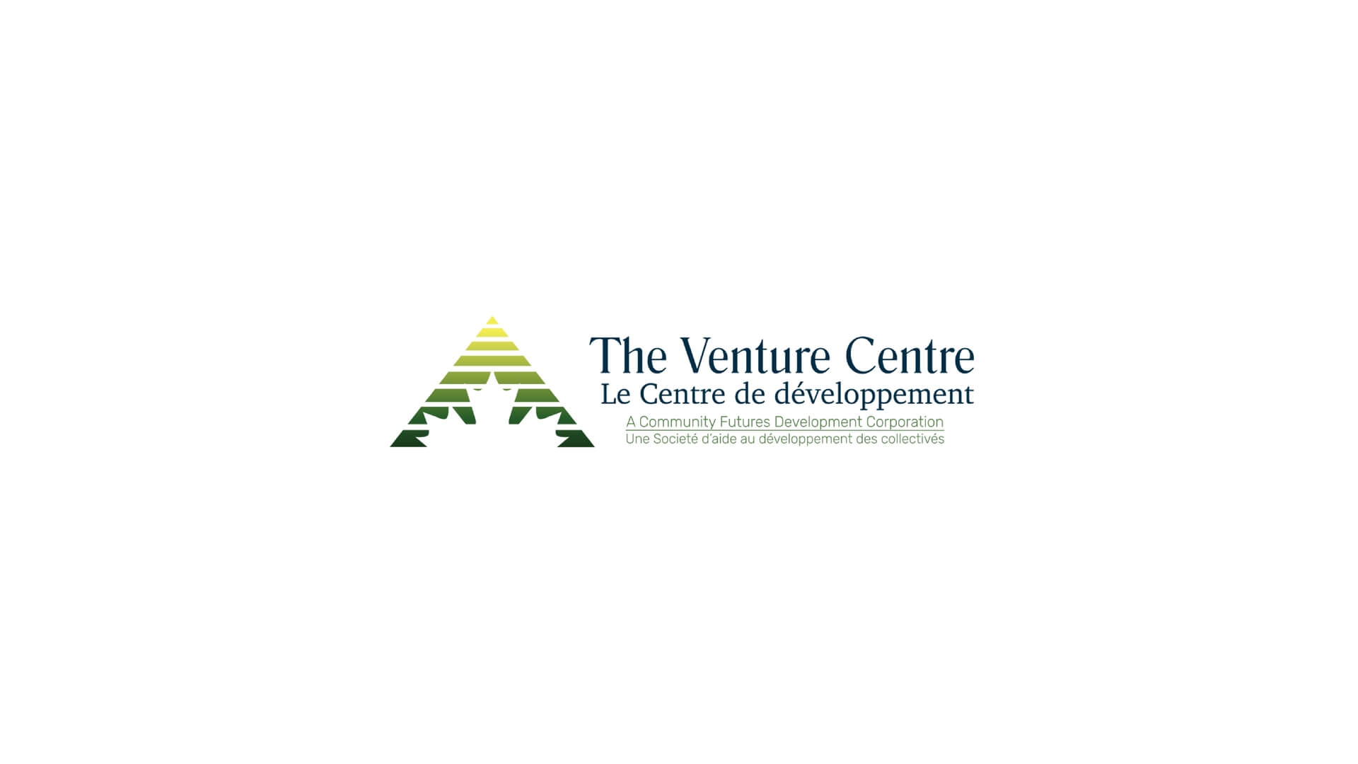 Timmins Care Logo of the venture centre, featuring a stylized green pine tree beside bilingual text in english and french. Cochrane District Social Services Administration Board