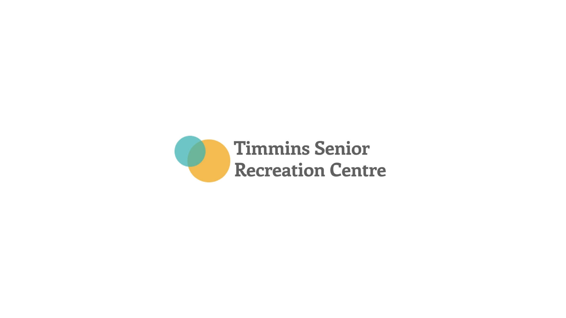 Timmins Care Logo of timmins senior recreation centre featuring a stylized graphic of overlapping circles in teal and orange next to the center's name in gray text. Cochrane District Social Services Administration Board
