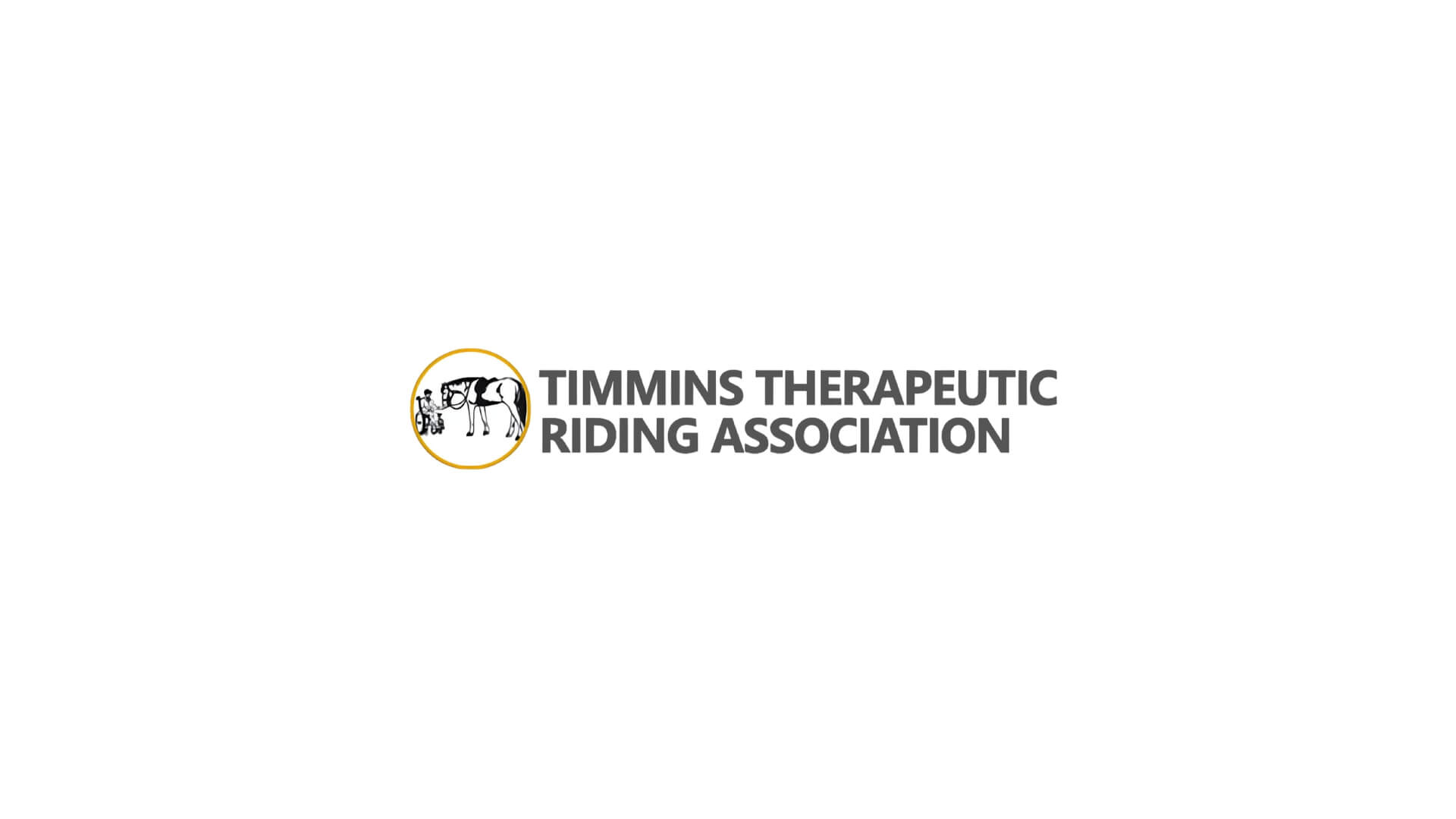 Timmins Care Logo of timmins therapeutic riding association featuring a black and white horse graphic and text. Cochrane District Social Services Administration Board